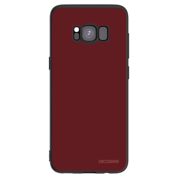 Picasee silikonowe czarne etui na Samsung Galaxy S8 G950F - Red Bliss