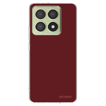 Picasee silikonowe przeźroczyste etui na Xiaomi 14T - Red Bliss