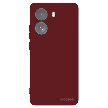 Picasee silikonowe czarne etui na Xiaomi Poco X7 - Red Bliss
