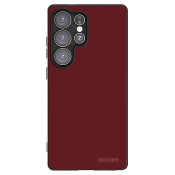 Picasee silikonowe czarne etui na Samsung Galaxy S25 Ultra 5G - Red Bliss