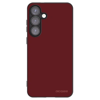 Picasee silikonowe czarne etui na Samsung Galaxy S25+ 5G - Red Bliss