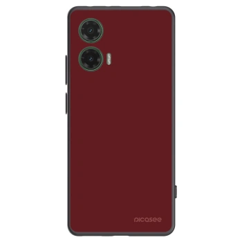 Picasee silikonowe czarne etui na Motorola Moto G35 5G - Red Bliss