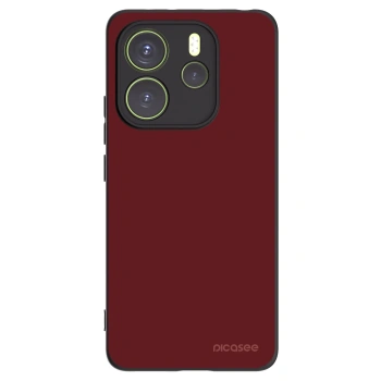 Picasee silikonowe czarne etui na Xiaomi Redmi Note 14 4G - Red Bliss