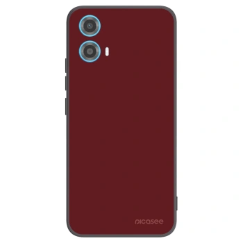 Picasee silikonowe czarne etui na Motorola Moto G34 5G - Red Bliss