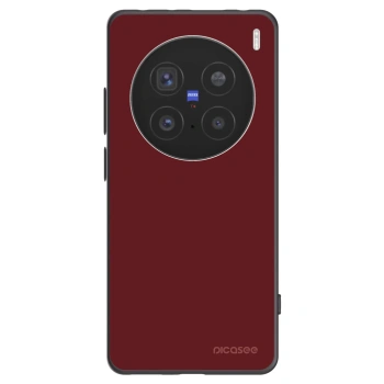 Picasee silikonowe czarne etui na Vivo X200 Pro - Red Bliss