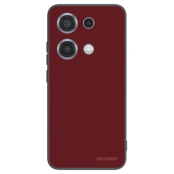 Picasee silikonowe czarne etui na Xiaomi Redmi Note 14S - Red Bliss