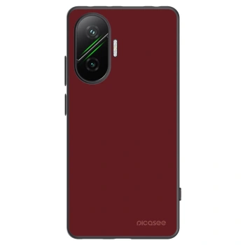 Picasee silikonowe czarne etui na Xiaomi Poco F7 5G - Red Bliss