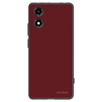 Picasee silikonowe czarne etui na Motorola Moto E14 - Red Bliss