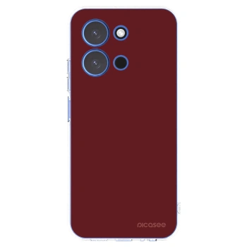 Picasee silikonowe przeźroczyste etui na Xiaomi Redmi 15C 4G - Red Bliss