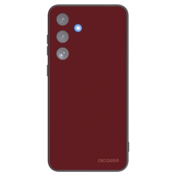 Picasee silikonowe czarne etui na Samsung Galaxy S25 FE 5G - Red Bliss