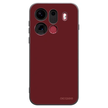 Picasee silikonowe czarne etui na OPPO Find X9 Pro - Red Bliss