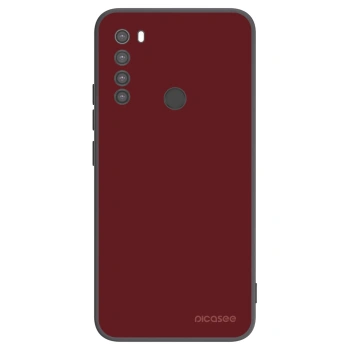 Picasee silikonowe czarne etui na Xiaomi Redmi Note 8 - Red Bliss