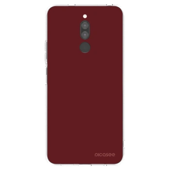 Picasee silikonowe przeźroczyste etui na Xiaomi Redmi 8 - Red Bliss