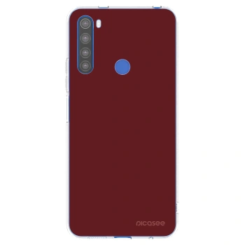 Picasee silikonowe przeźroczyste etui na Xiaomi Redmi Note 8T - Red Bliss