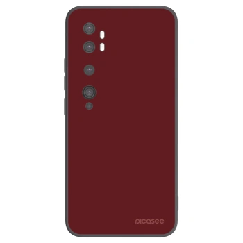 Picasee silikonowe czarne etui na Xiaomi Mi Note 10 (Pro) - Red Bliss