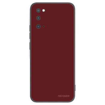 Picasee silikonowe czarne etui na Samsung Galaxy S20 G980F - Red Bliss