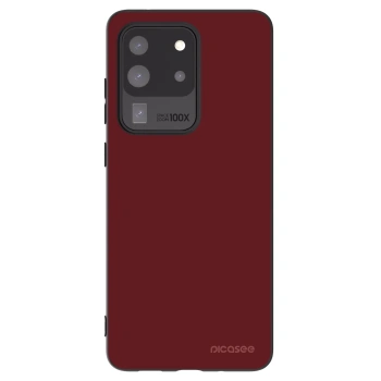 Picasee silikonowe czarne etui na Samsung Galaxy S20 Ultra 5G G988F - Red Bliss