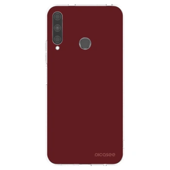 Picasee silikonowe przeźroczyste etui na Huawei P40 Lite E - Red Bliss