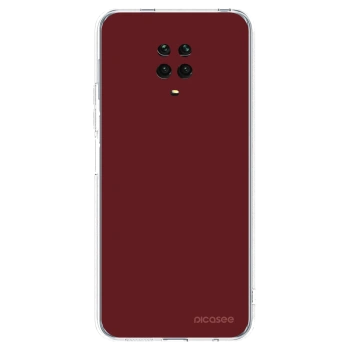 Picasee silikonowe przeźroczyste etui na Xiaomi Redmi Note 9 Pro - Red Bliss