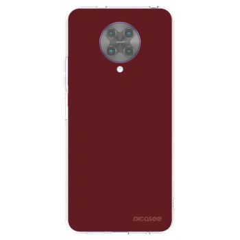 Picasee silikonowe przeźroczyste etui na Xiaomi Poco F2 Pro - Red Bliss