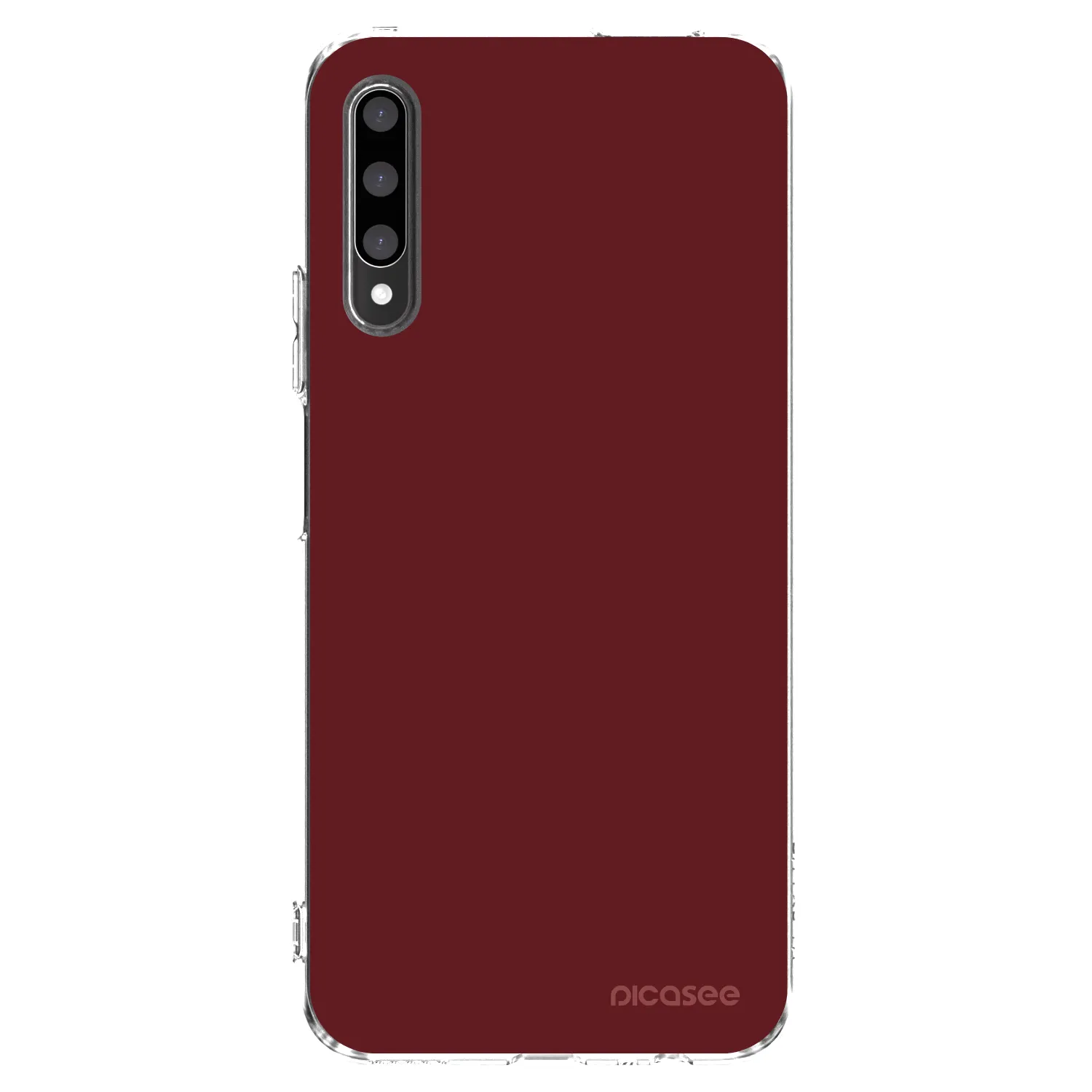 Picasee silikonowe przeźroczyste etui na Honor 9X Pro - Red Bliss