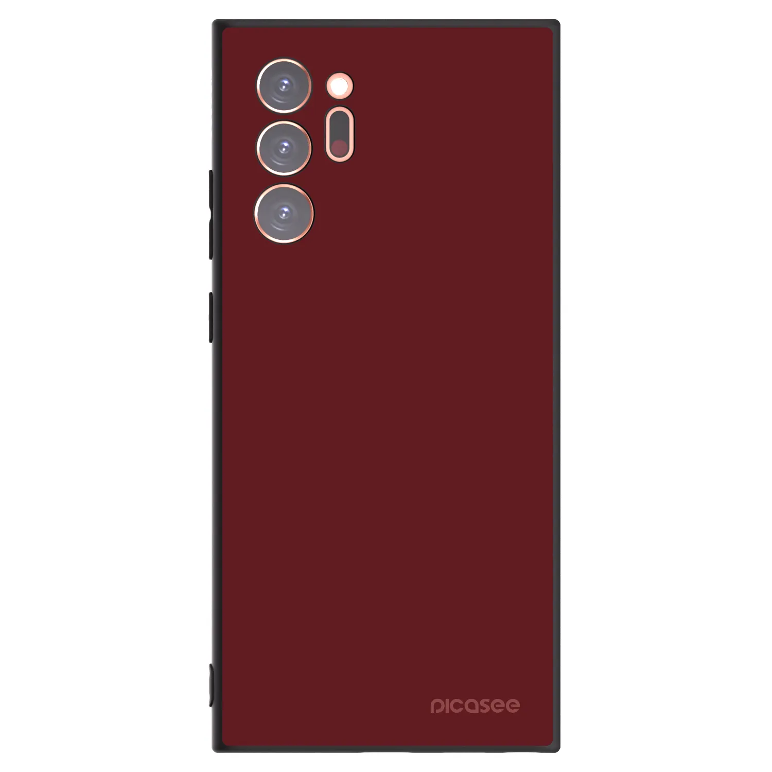 Picasee silikonowe czarne etui na Samsung Galaxy Note 20 Ultra - Red Bliss