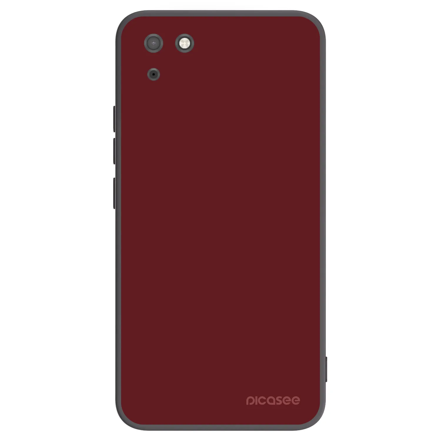 Picasee silikonowe czarne etui na Huawei Y5P - Red Bliss