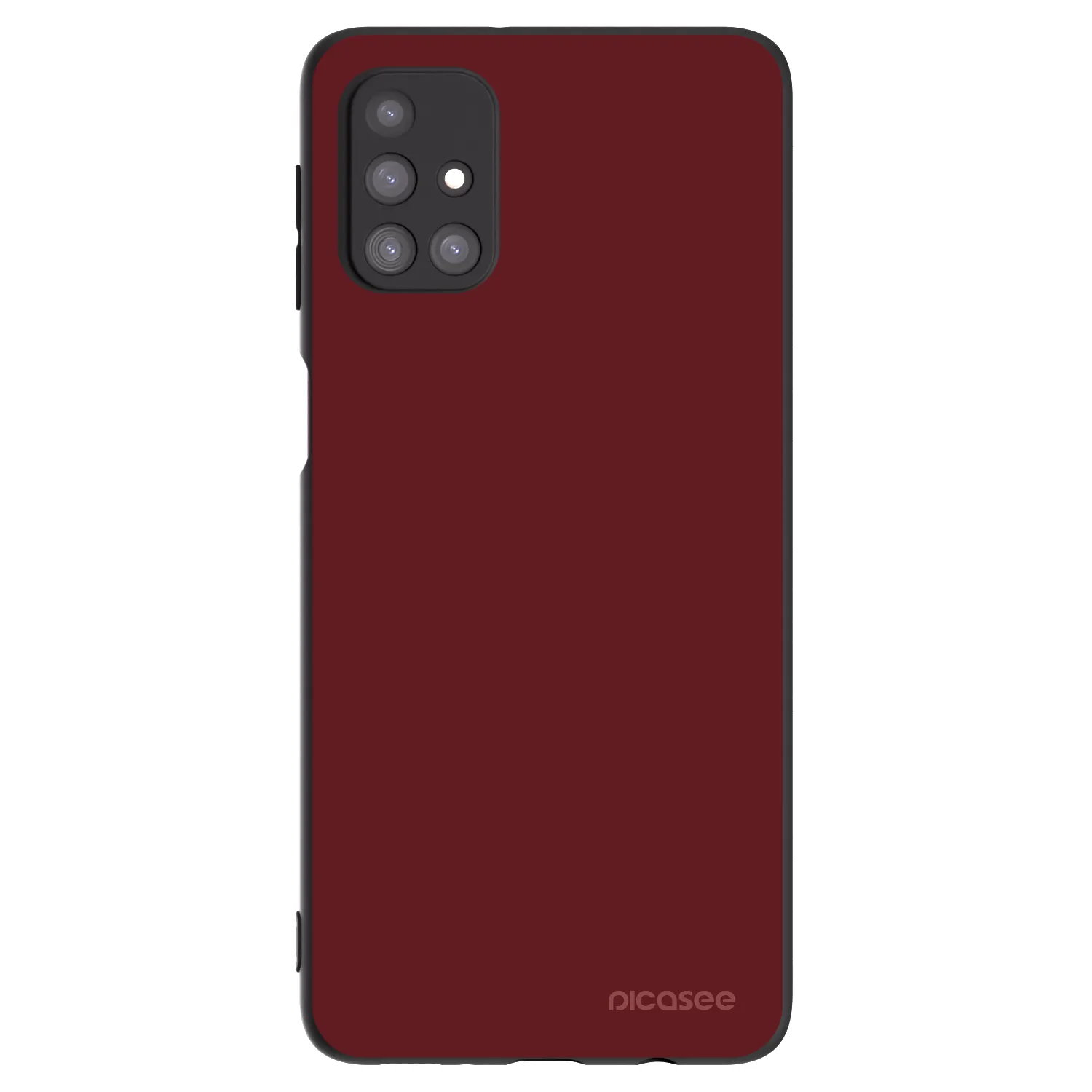 Picasee silikonowe czarne etui na Samsung Galaxy M31s - Red Bliss
