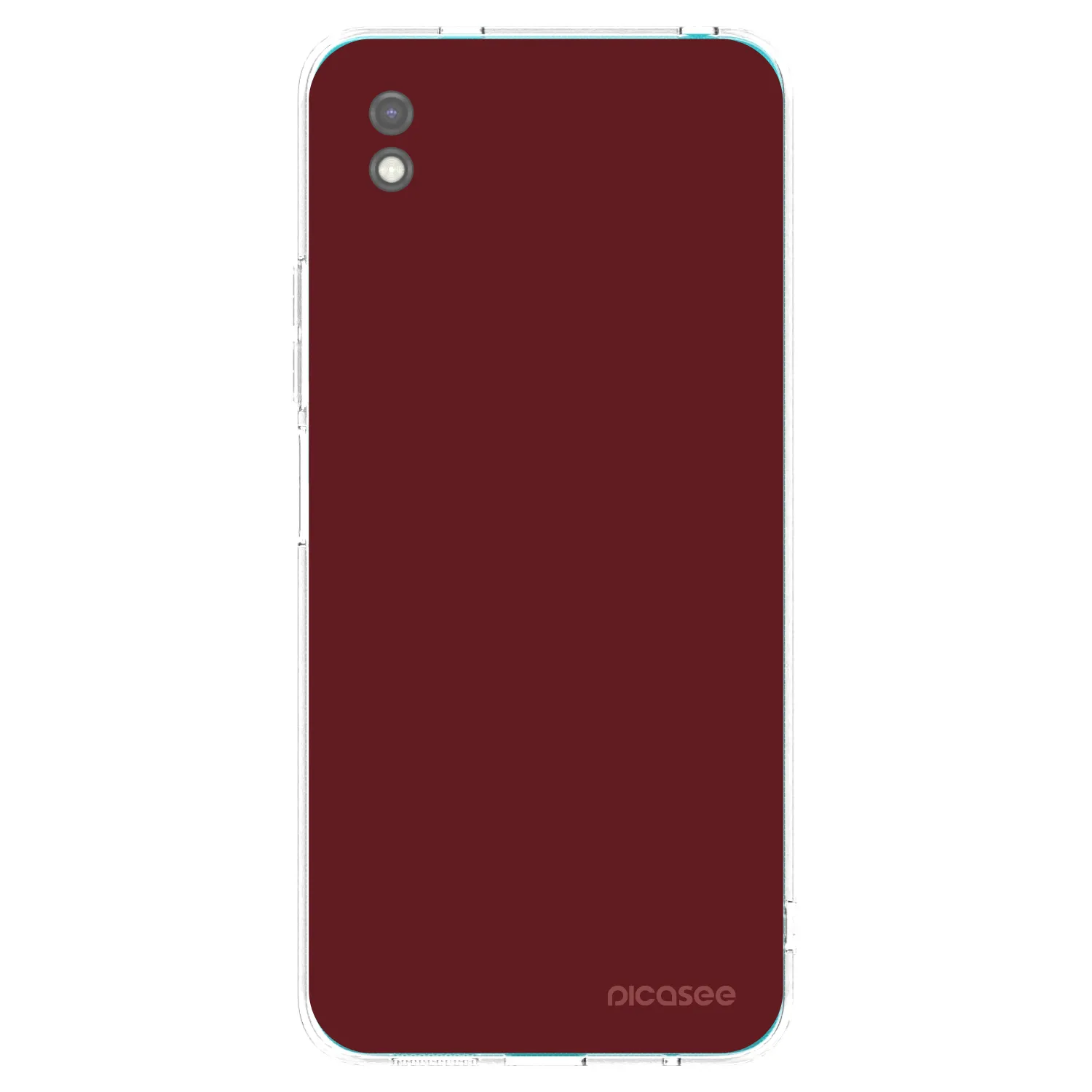 Picasee silikonowe czarne etui na Xiaomi Redmi 9A - Red Bliss