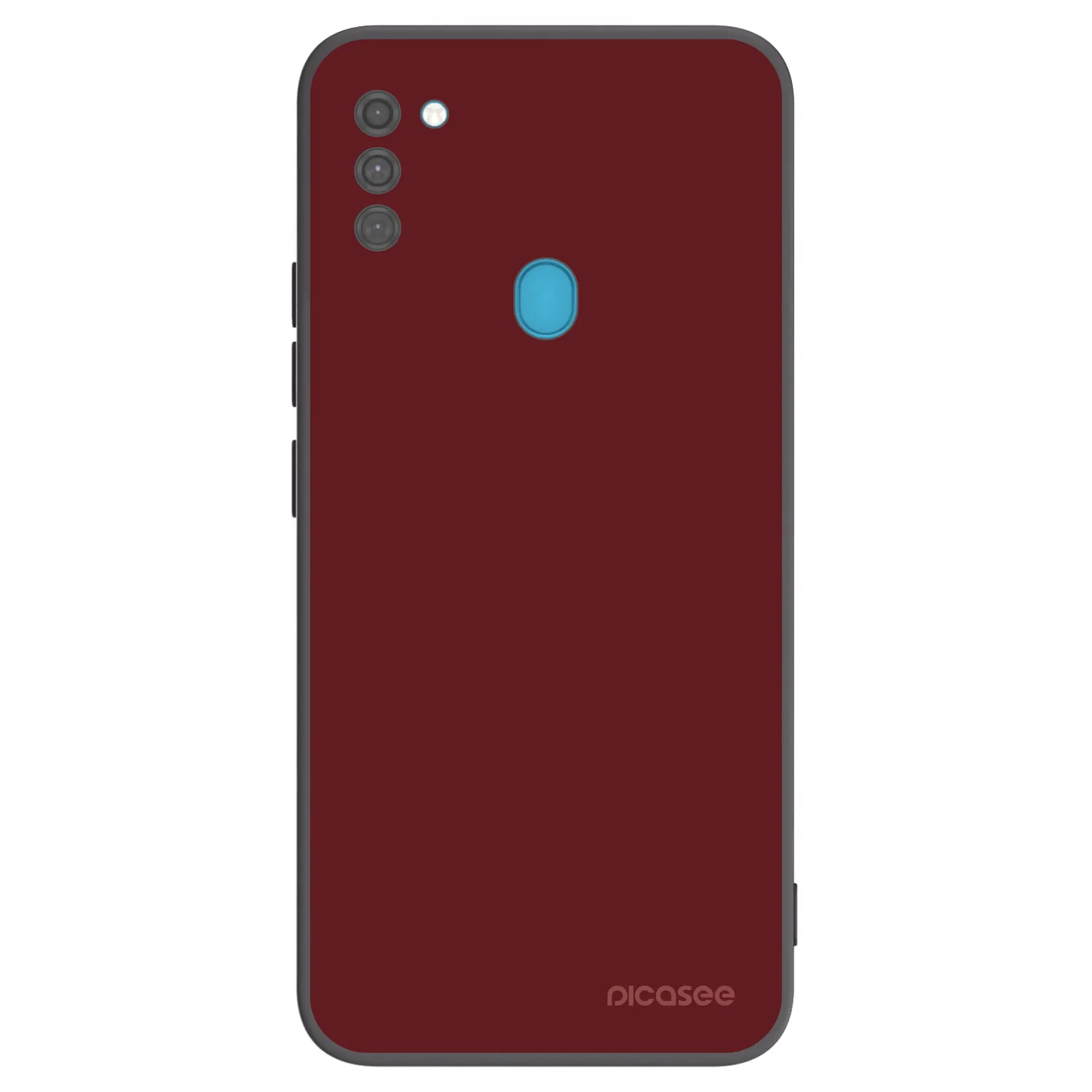 Picasee silikonowe czarne etui na Samsung Galaxy M11 - Red Bliss