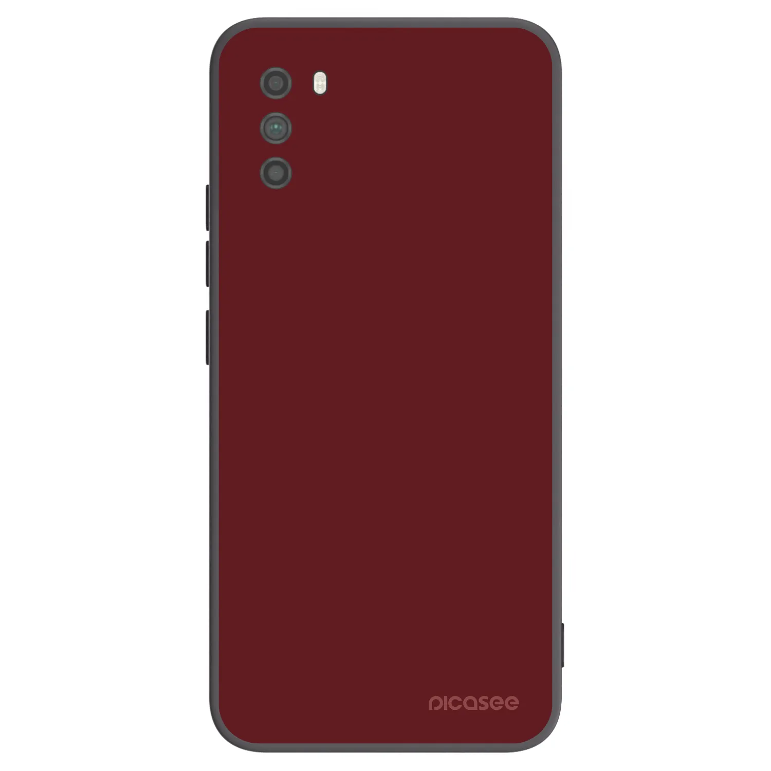 Picasee silikonowe czarne etui na Xiaomi Poco M3 - Red Bliss