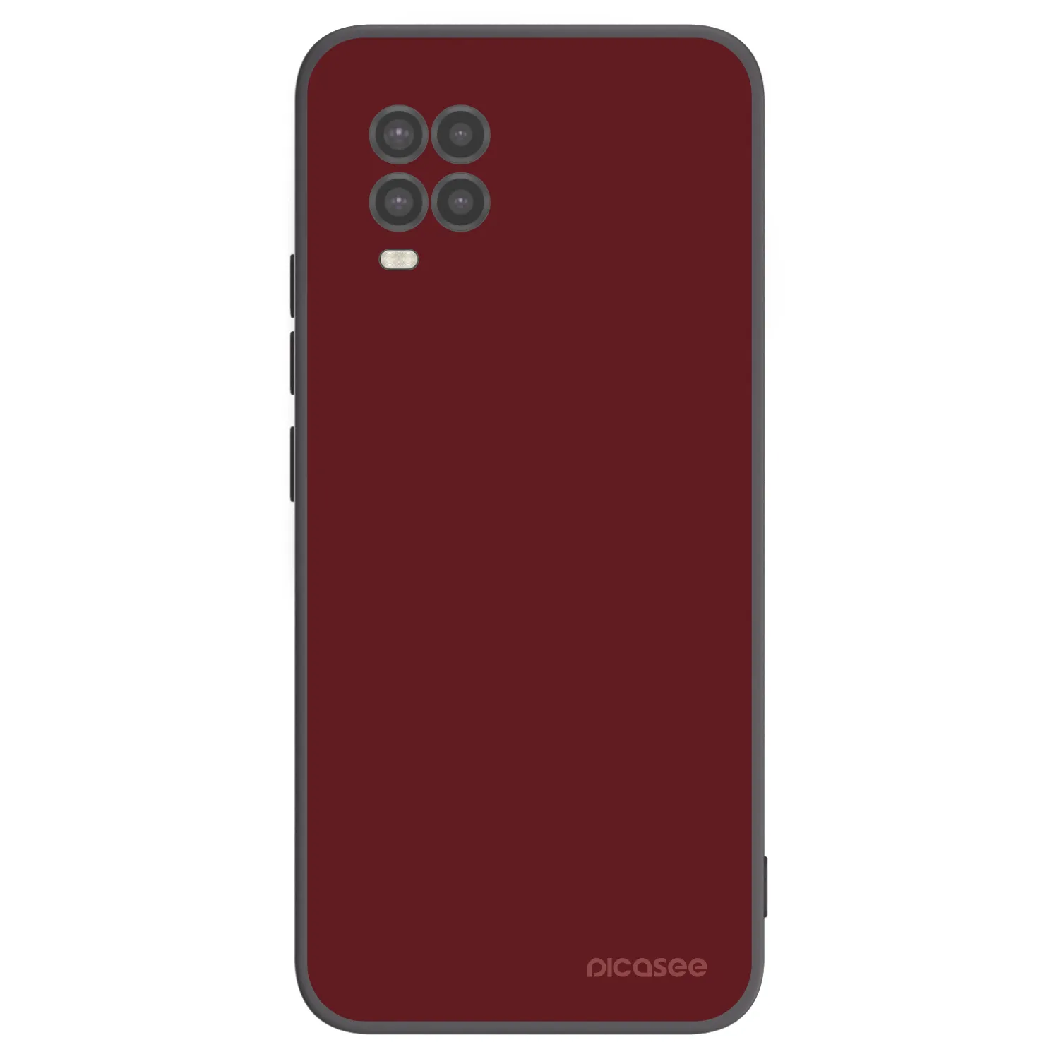 Picasee silikonowe czarne etui na Xiaomi Mi 10 Lite - Red Bliss