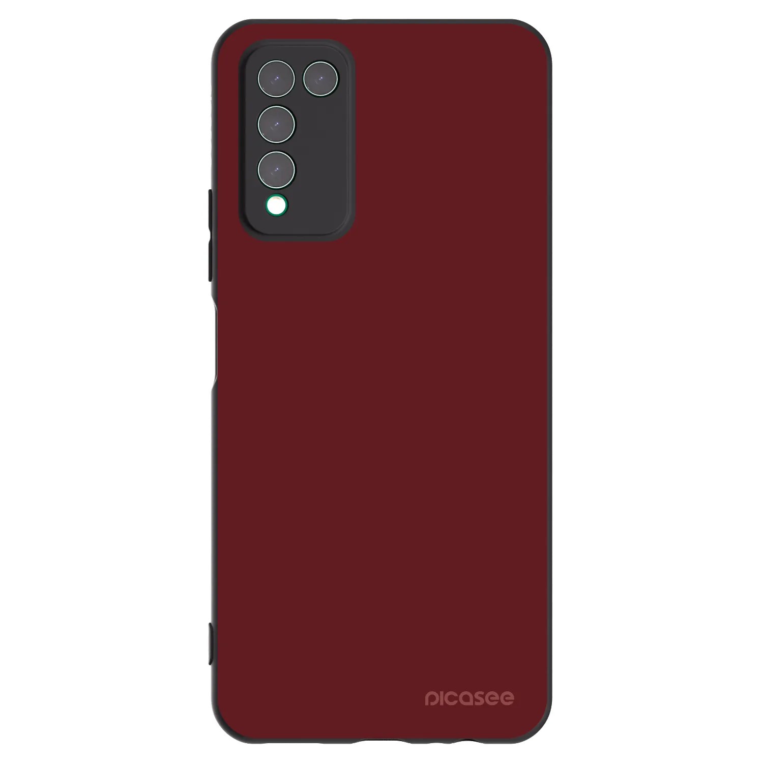 Picasee silikonowe czarne etui na Honor 10X Lite - Red Bliss
