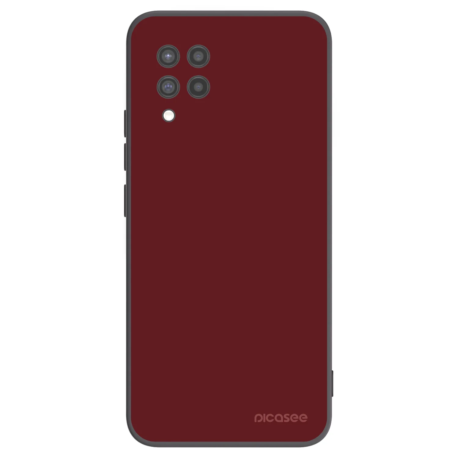 Picasee silikonowe czarne etui na Samsung Galaxy A42 A426B - Red Bliss