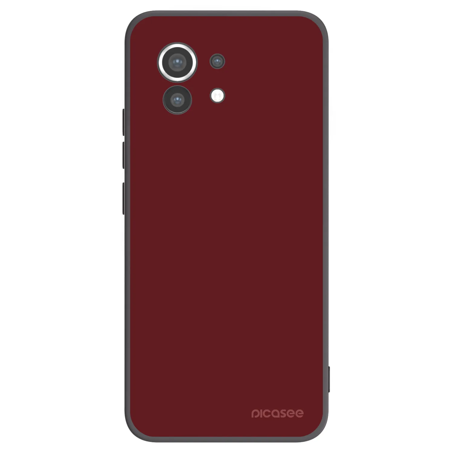 Picasee silikonowe czarne etui na Xiaomi Mi 11 - Red Bliss
