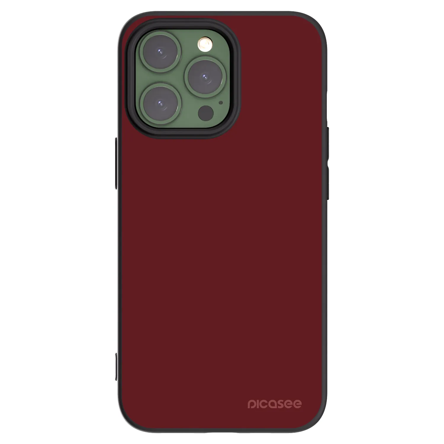 Picasee silikonowe czarne etui na Apple iPhone 13 Pro - Red Bliss