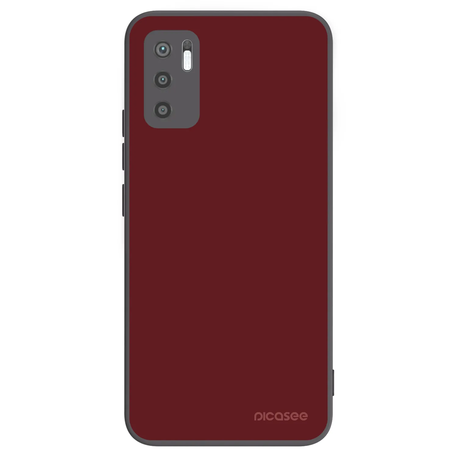 Picasee silikonowe czarne etui na Xiaomi Redmi Note 10 5G - Red Bliss