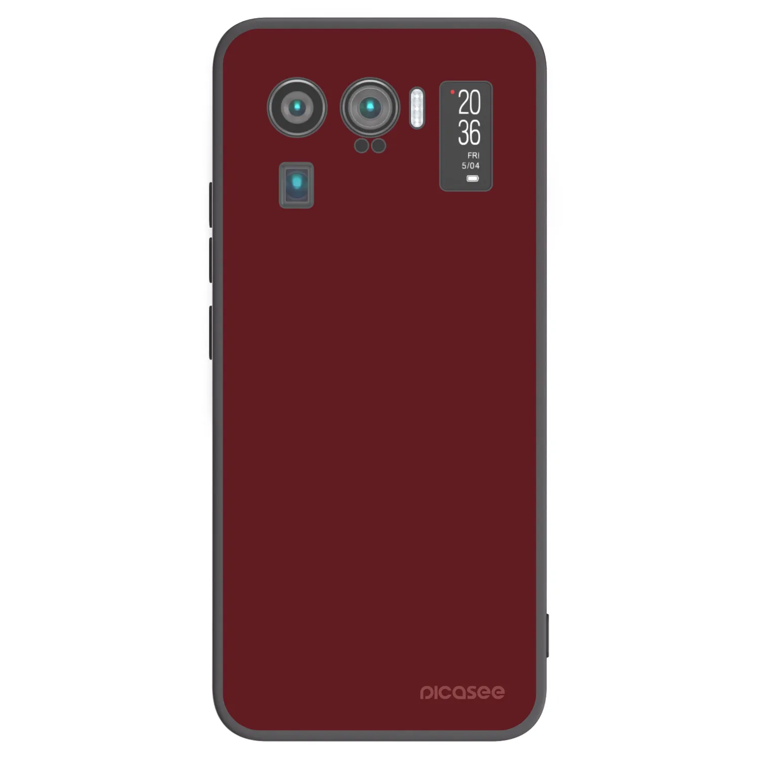 Picasee silikonowe czarne etui na Xiaomi Mi 11 Ultra - Red Bliss