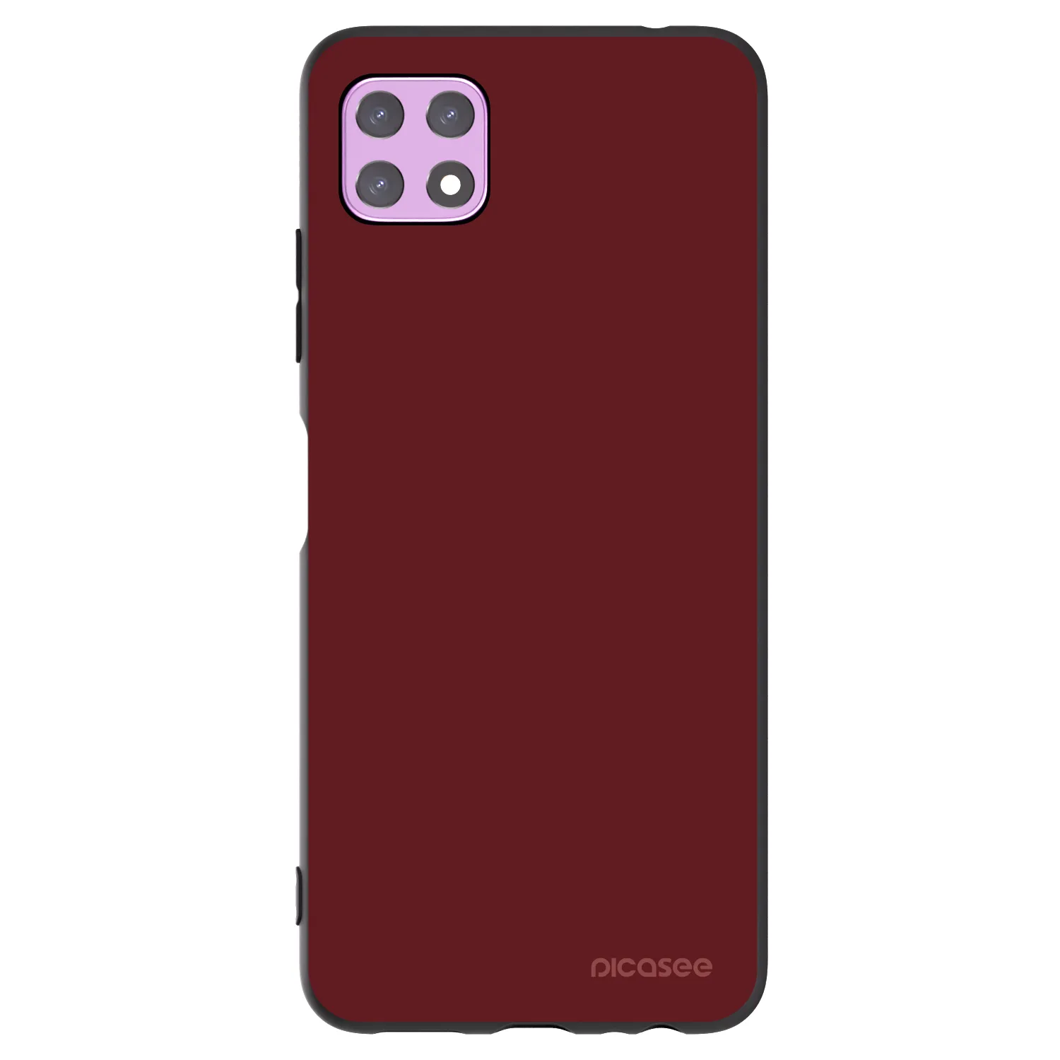 Picasee silikonowe czarne etui na Samsung Galaxy A22 A226B 5G - Red Bliss
