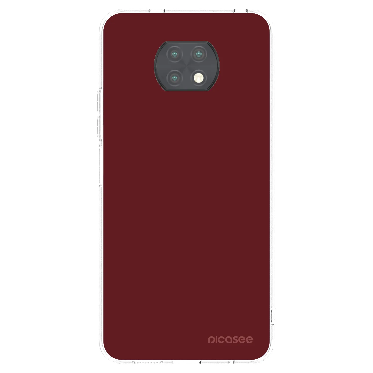 Picasee silikonowe przeźroczyste etui na Xiaomi Redmi Note 9T - Red Bliss