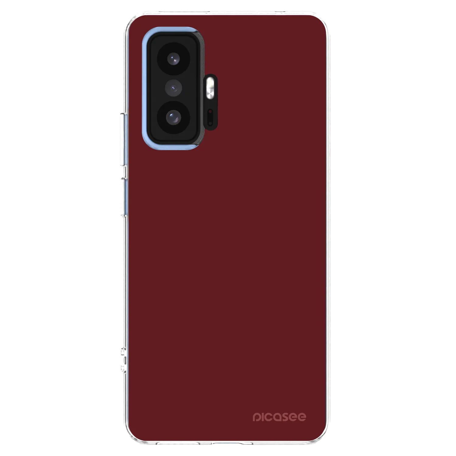 Picasee silikonowe przeźroczyste etui na Xiaomi 11T Pro - Red Bliss
