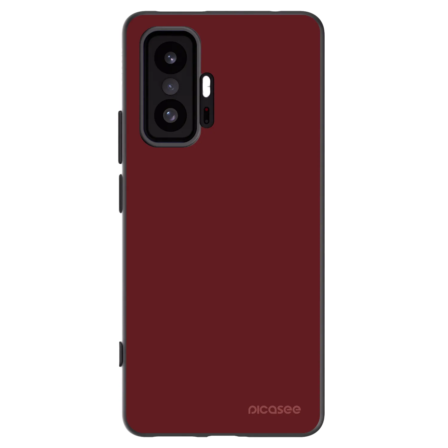 Picasee silikonowe czarne etui na Xiaomi 11T Pro - Red Bliss