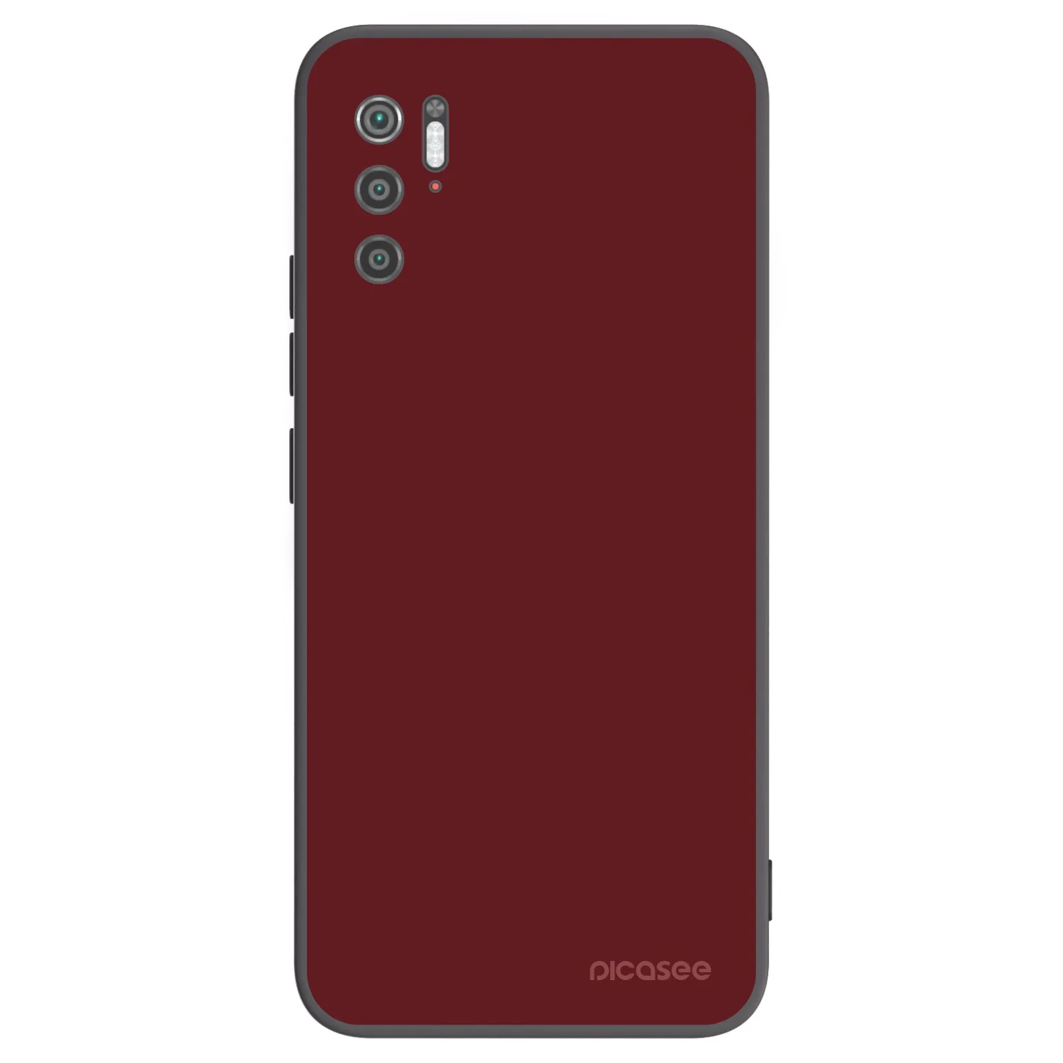 Picasee silikonowe czarne etui na Xiaomi Poco M3 Pro 5G - Red Bliss