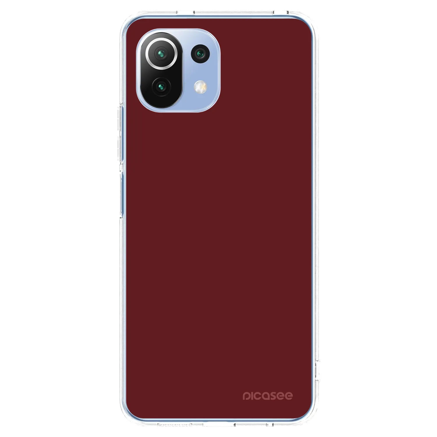 Picasee silikonowe przeźroczyste etui na Xiaomi 11 Lite 5G NE - Red Bliss