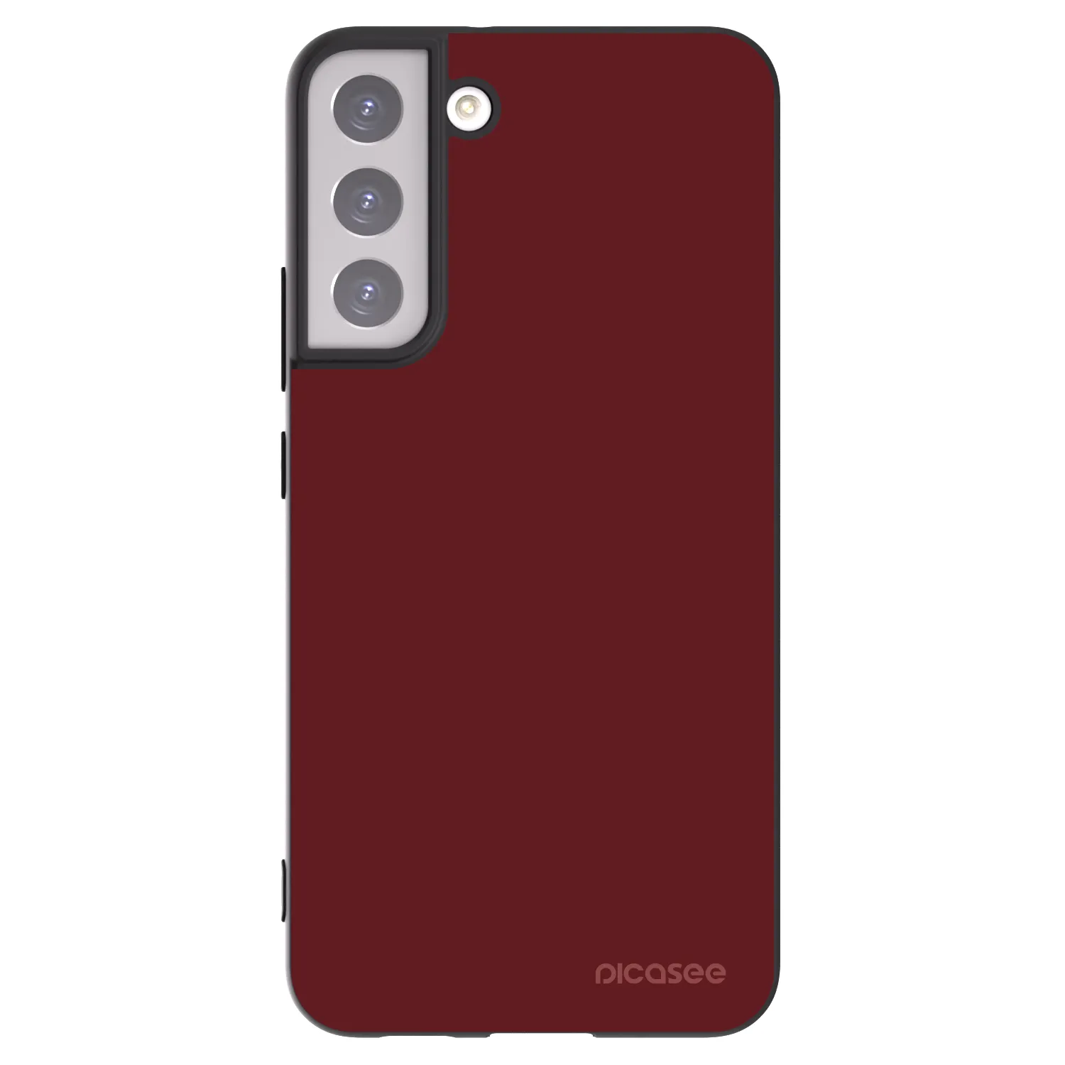Picasee silikonowe czarne etui na Samsung Galaxy S22+ 5G - Red Bliss