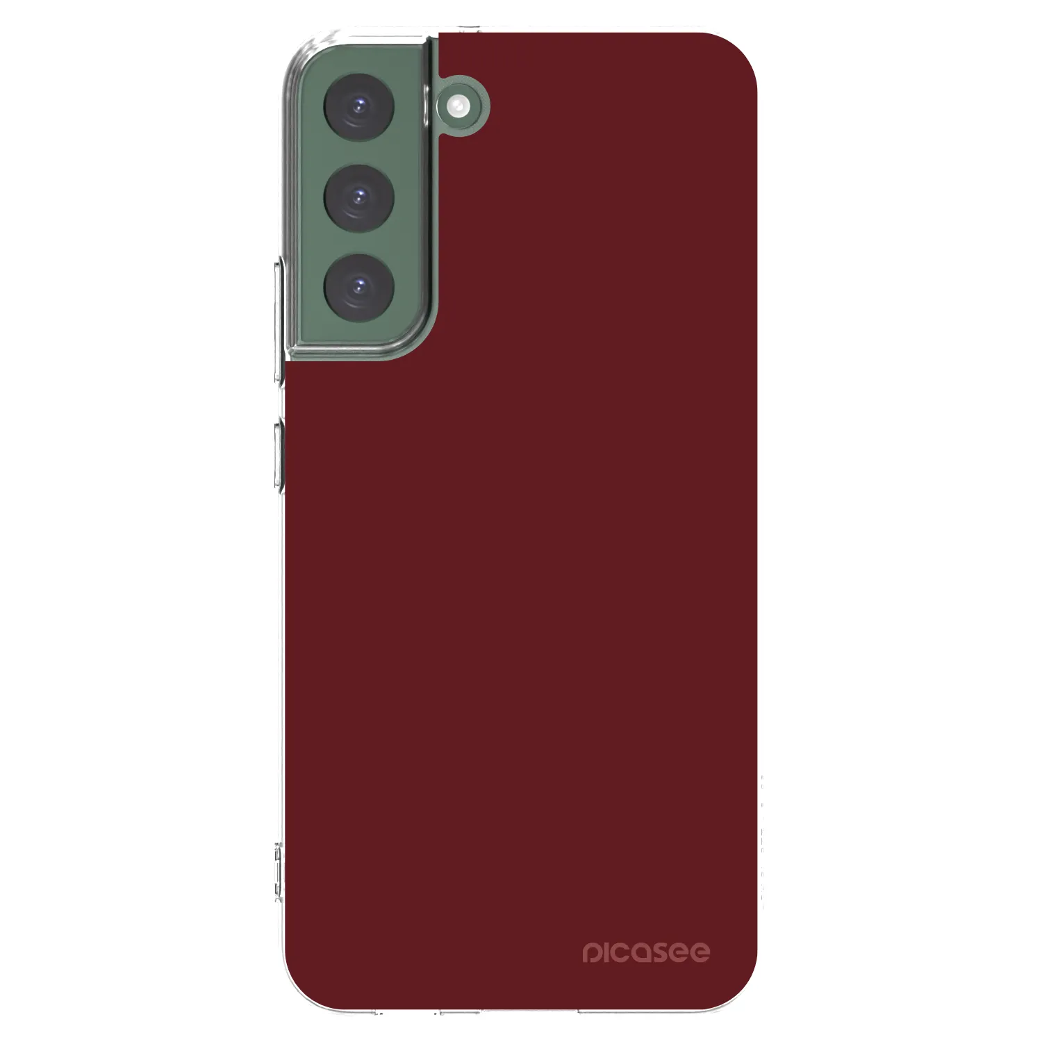 Picasee silikonowe przeźroczyste etui na Samsung Galaxy S22+ 5G - Red Bliss