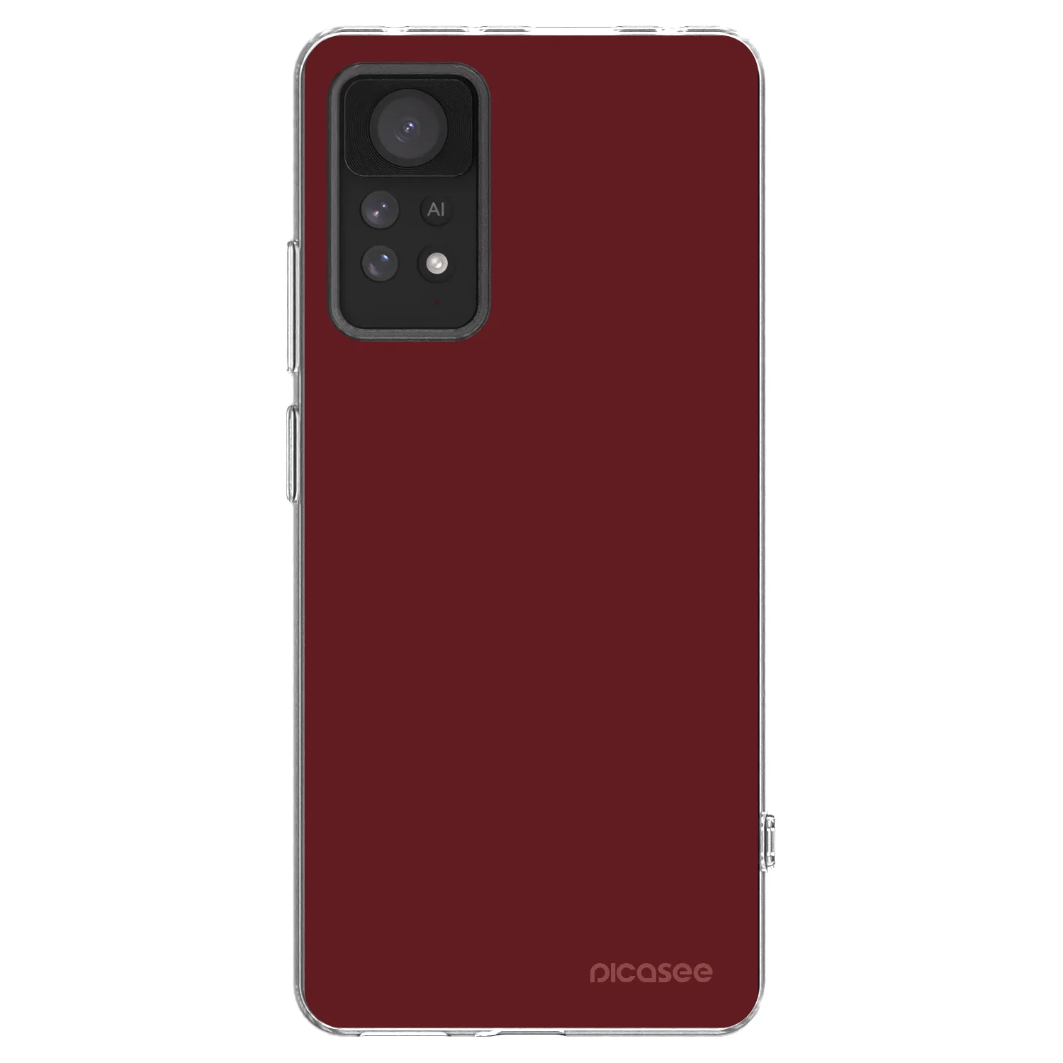 Picasee silikonowe przeźroczyste etui na Xiaomi Redmi Note 11 Pro 5G - Red Bliss