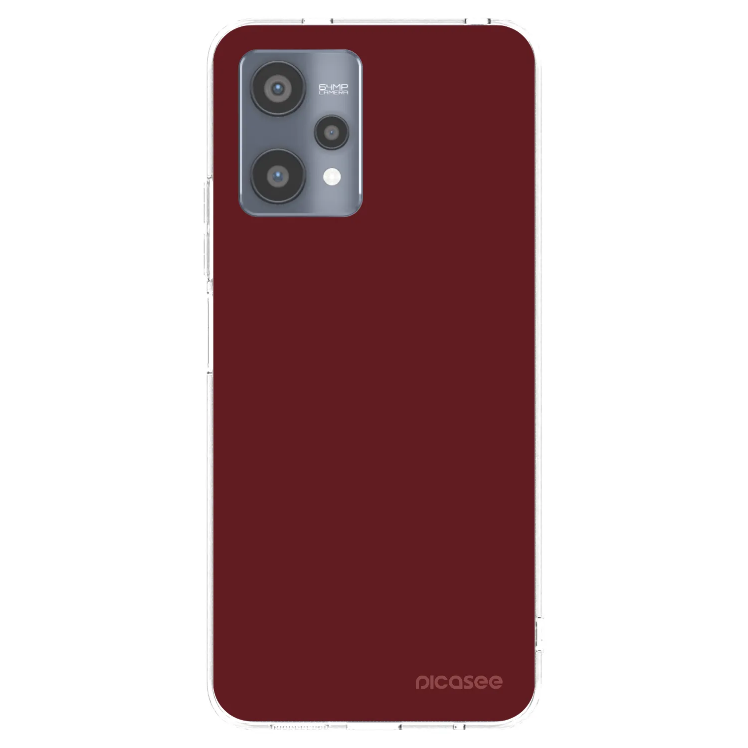 Picasee silikonowe przeźroczyste etui na Realme 9 Pro 5G - Red Bliss