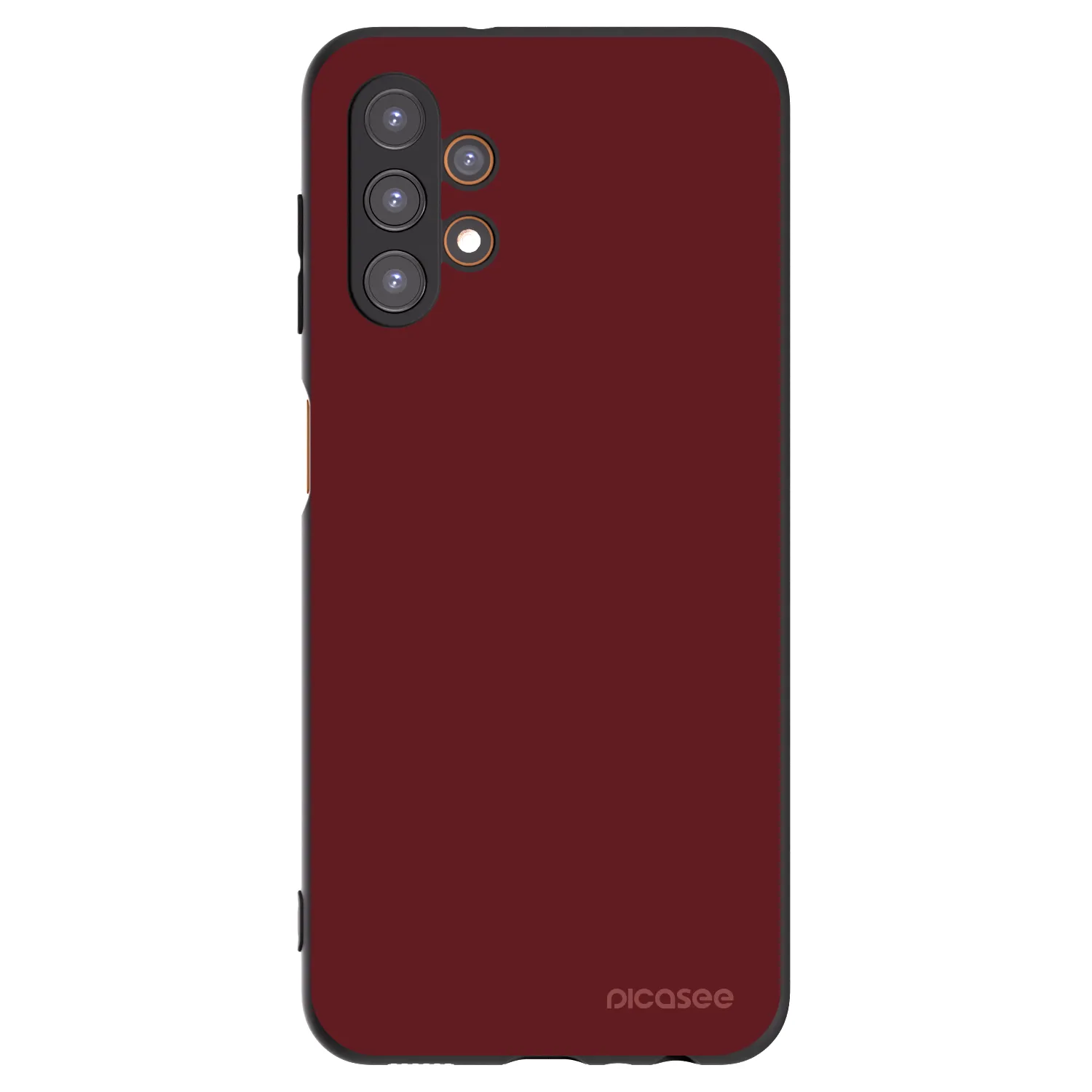 Picasee silikonowe czarne etui na Samsung Galaxy A13 4G A135 - Red Bliss