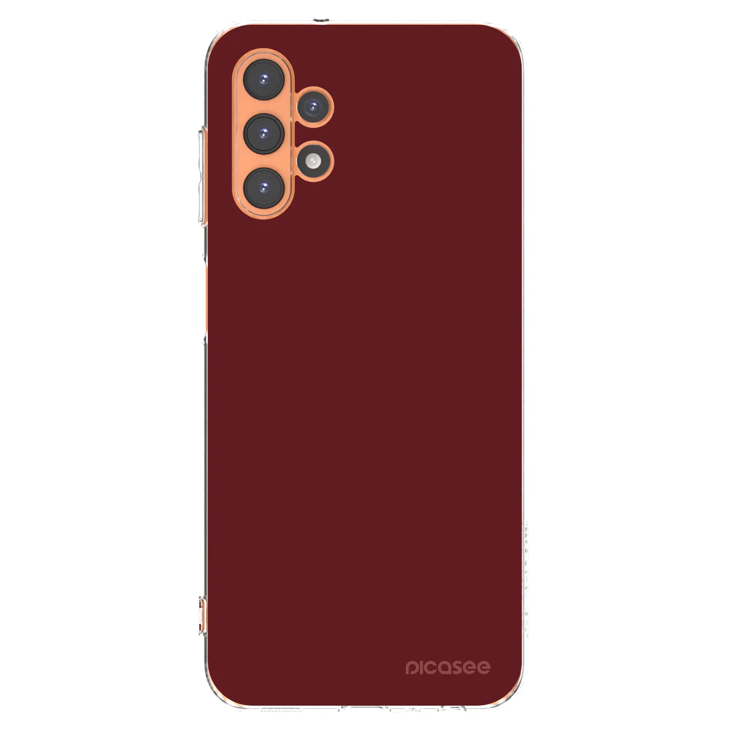 Picasee silikonowe przeźroczyste etui na Samsung Galaxy A13 4G A135 - Red Bliss